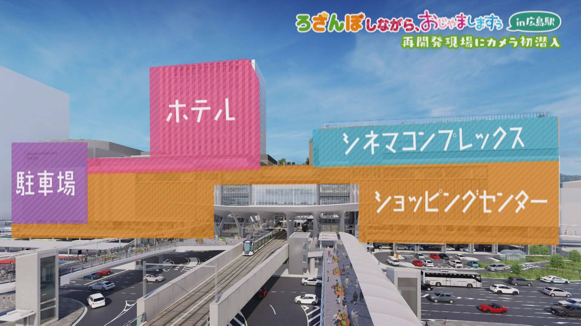 再開発・広島駅ビル完成後イメージ