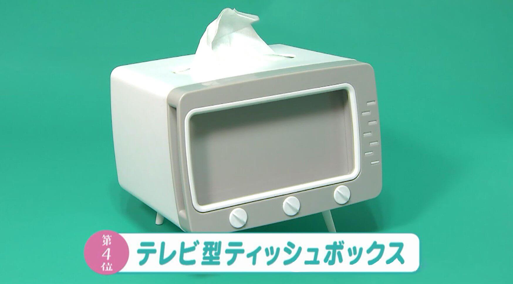 テレビ型ティッシュボックス（390円・税込み429円）
