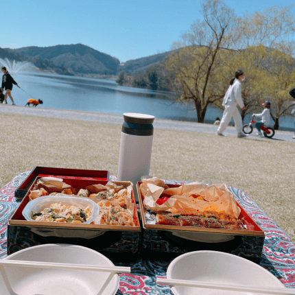 お弁当を持参してピクニックを楽しみましょう！