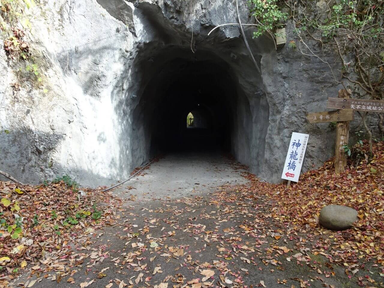 神龍橋に続くトンネル