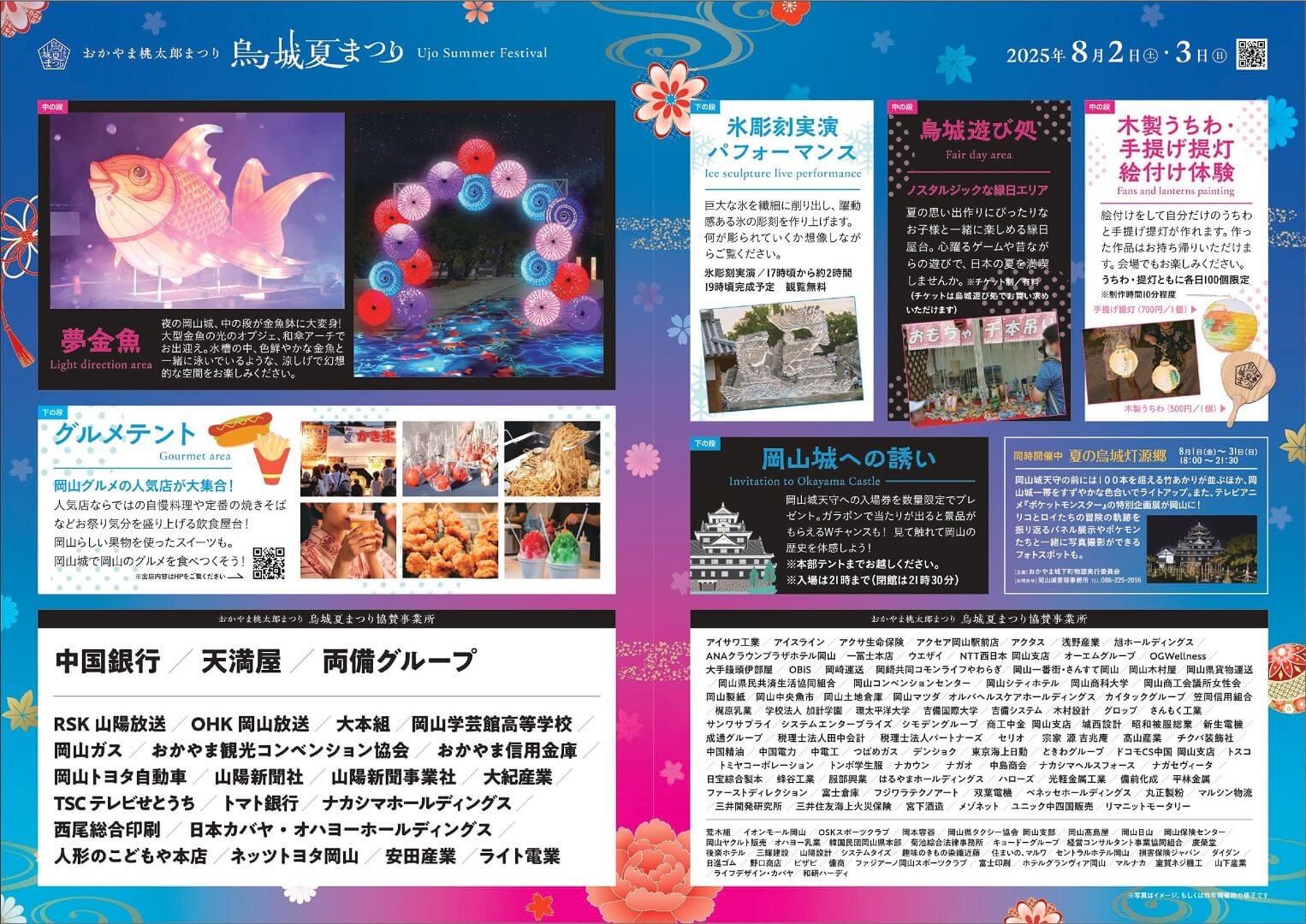 おかやま桃太郎まつり 烏城夏まつり
