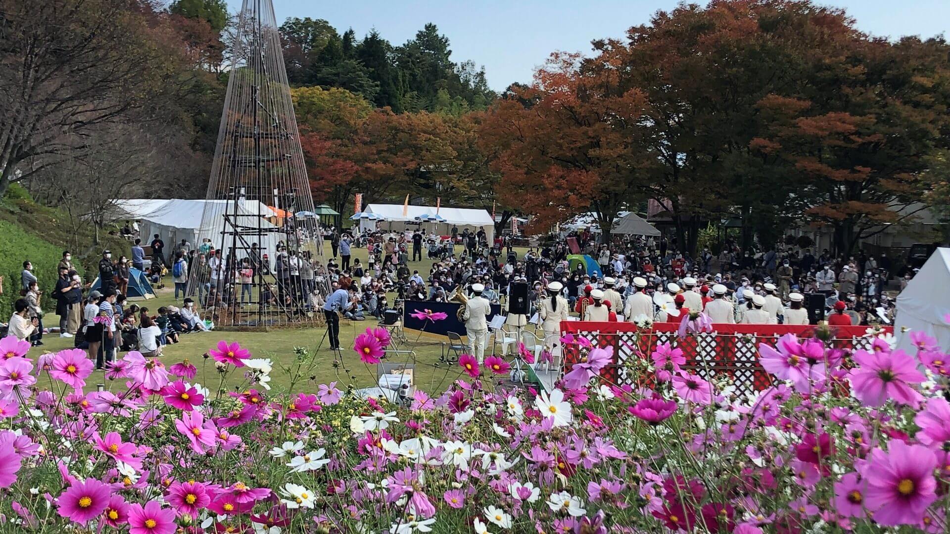 花と緑と音楽のコラボステージ 過去開催時の様子