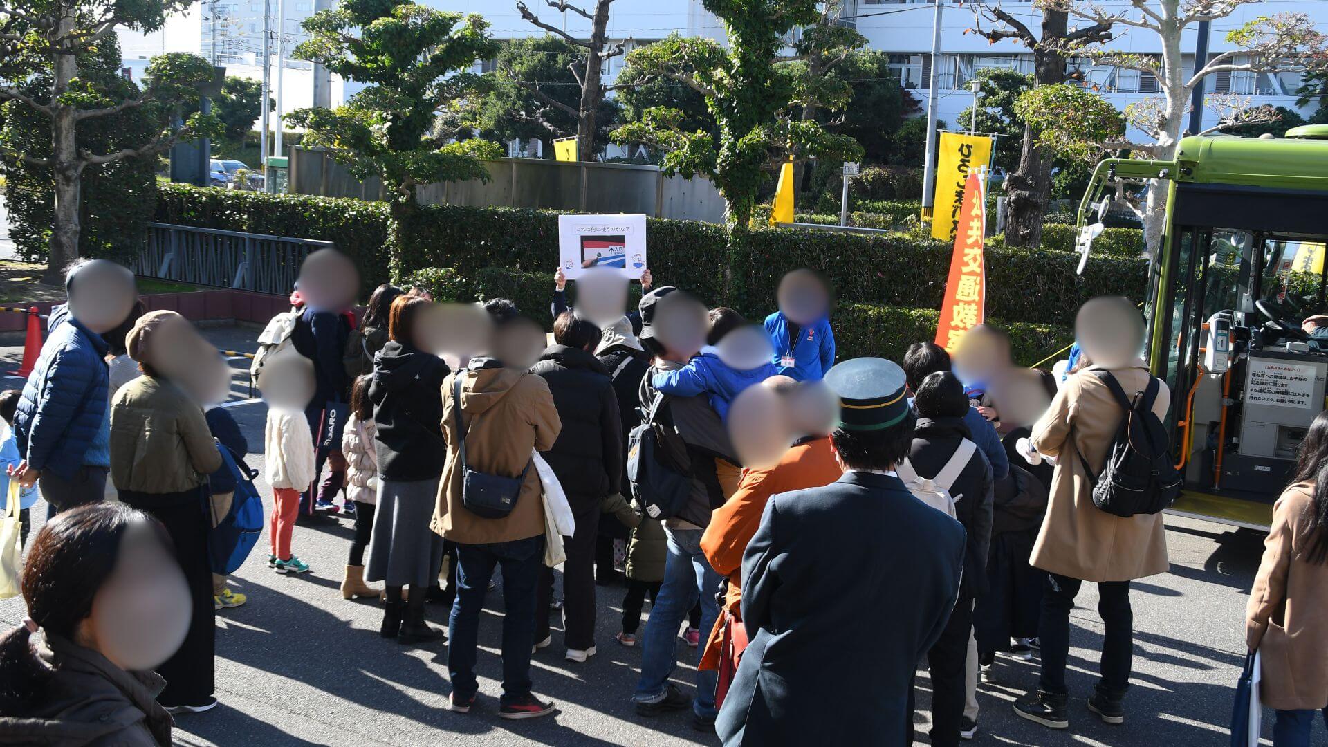 2025ひろしまバスまつり　バスの乗り方教室の様子