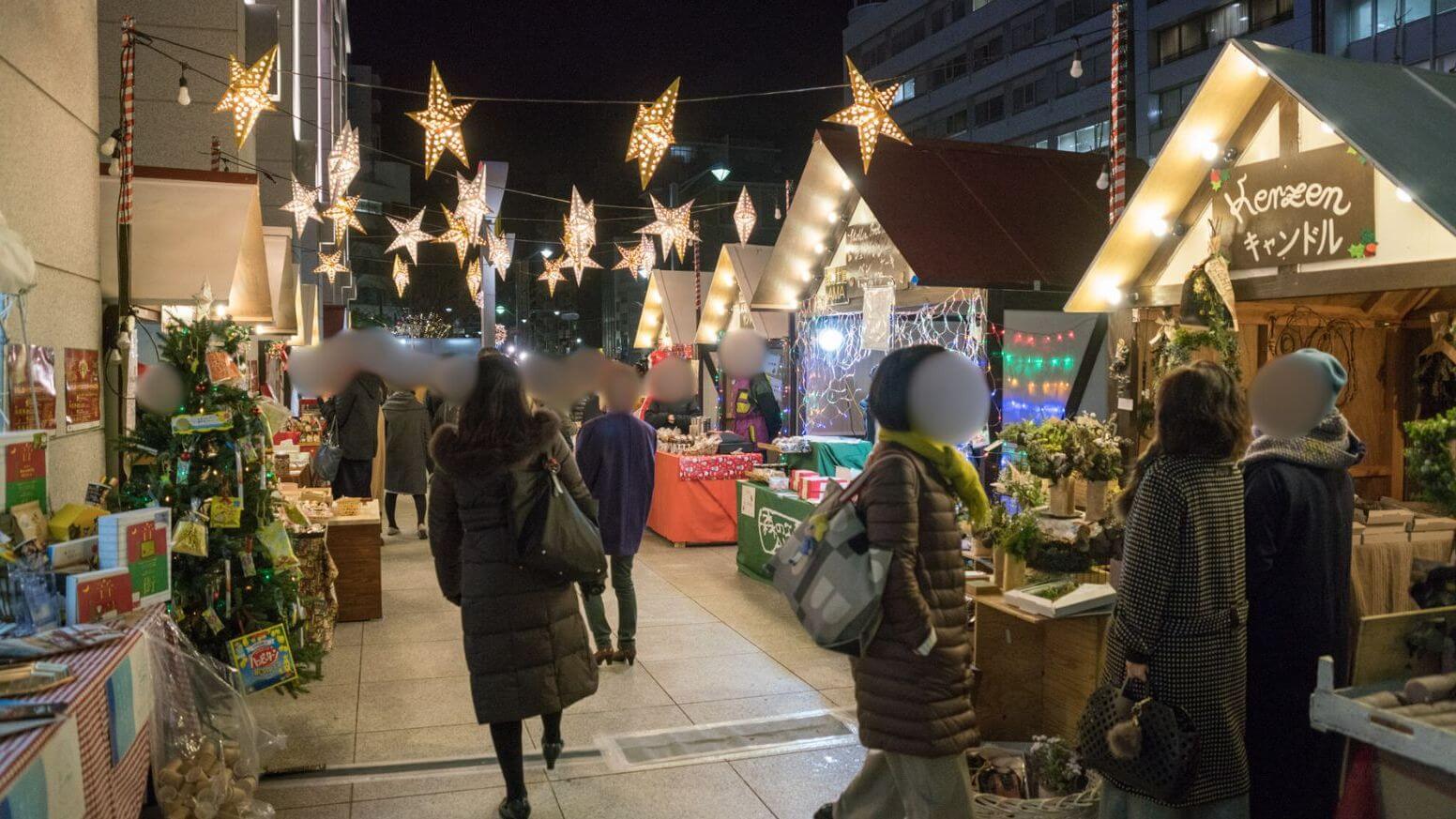 ひろしまドイツクリスマスマーケット　過去最催事の様子