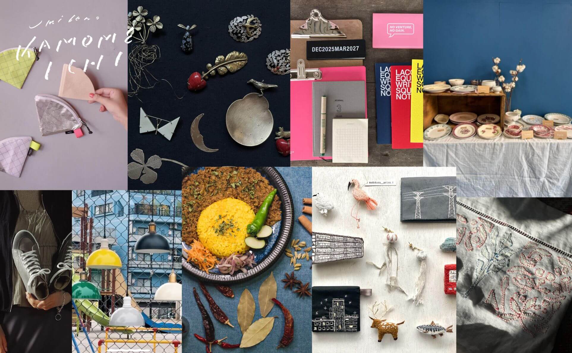 海辺のカモメ市　出店者イメージ