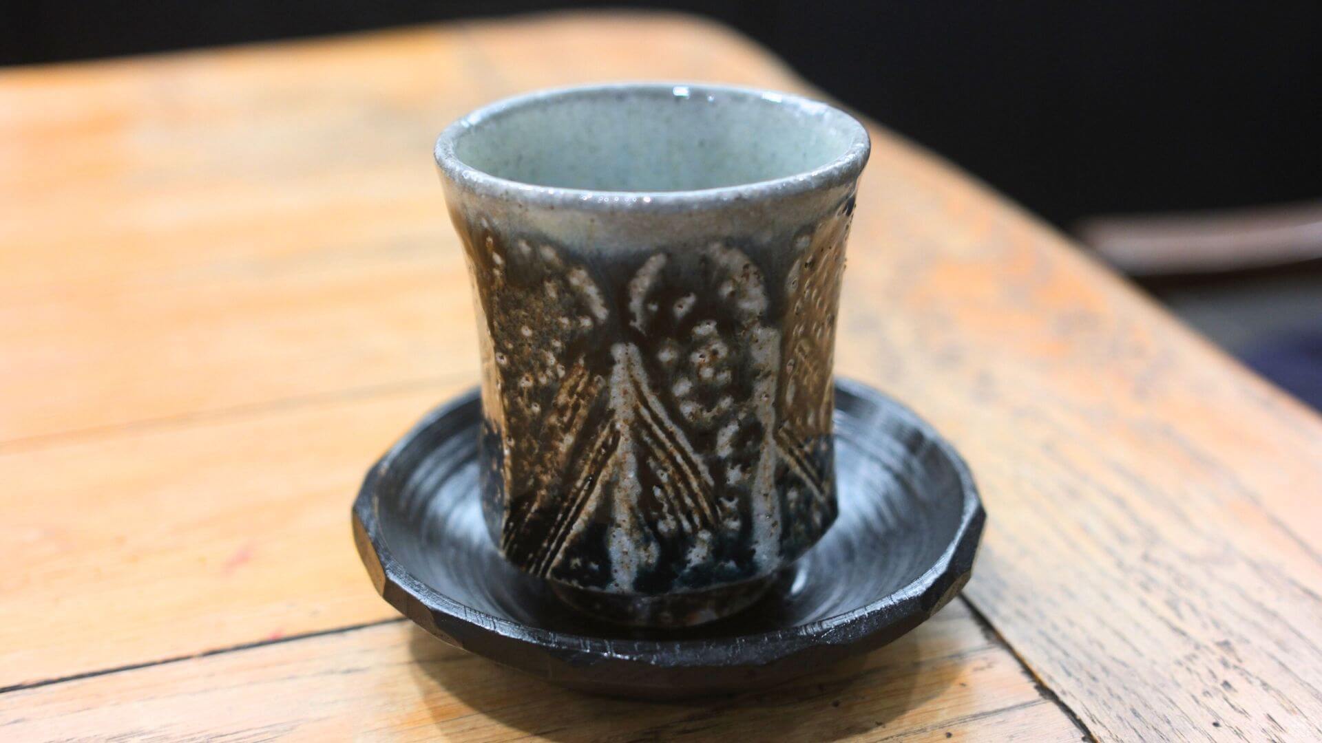 自在窯　出嶋さんが制作留学で作った器