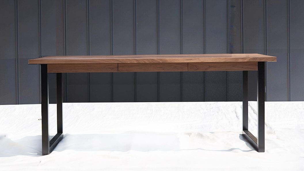 snug アイアンと木のダイニングテーブル