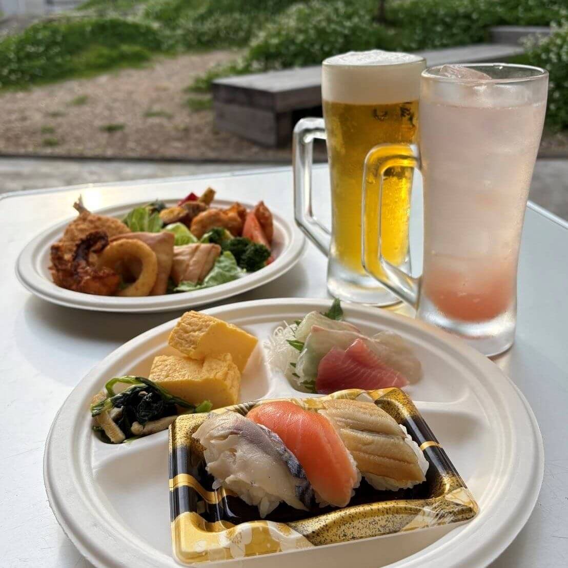 そごう屋上ビアガーデン　料理